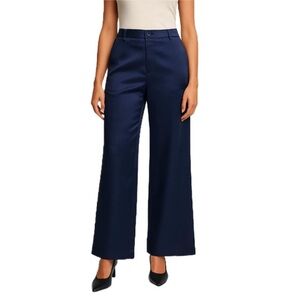 Elle Navy Wide Leg Women's Pants